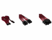 Corsair Premium Individually Sleeved 12+4pin PCIe Gen 5 12VHPWR 600W cable Type 4 Red/Black CP-8920334 Corsair Premium Individually Sleeved 12+4pin PCIe Gen 5 12VHPWR 600W cable, Type 4, BLACK/RED