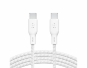 Belkin geflochtenes USB-C/USB-C Kabel 100W 2m weiß  CAB014bt2MWH