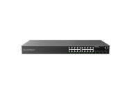 Grandstream GWN7802P Grandstream GWN7802P Managed Network PoE Switch 16 1Gbps portů s PoE, 4 SFP porty