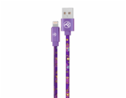 Tellur Graffiti USB to Lightning cable 3A 1m purple