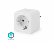 NEDIS Wi-Fi chytrá zásuvka/ měřič výkonu/ 16A/ typ F/ Android/ iOS/ Nedis® SmartLife/ bílá