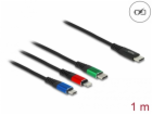 Delock 3 in 1 - Kabel pouze pro nabíjení - 24 pin USB-C s...