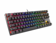 Genesis herní mechanická klávesnice THOR 303/TKL/RGB/Outemu Red/Drátová USB/CZ-SK layout/Černá