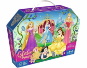 Hádanka 70 prvků třpytí v kufru veselé princezny Disney