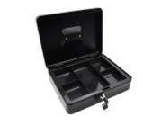 GEKO Schránka na peníze s plastovým pořadačem + 2 klíče, 300x240x90mm GEKO