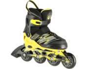 Nils Extreme Rollers Na11010 Černá a žlutá velikost M (35-38) Nils extrémní brusle