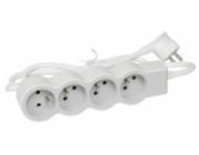Legrand Predlžovačka Štandard 4x2P+T 3m kábel biela/svetlosivá