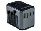 Verbatim Uni.Travel Adapt.UTA-03 USB-C 30W 2xUSB-C 2xUSB-...