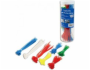 LogiLink organizér Stahovací pásek Různé barvy 300 kusů (KAB0017)