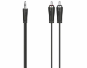 Hama 205111 Kabel JACK 3,5mm stereo, vidlice - 2x CINCH vidlice 3m Hama 205111