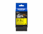 Brother - HSE-651E, bužírka žlutá / černá (21 mm)