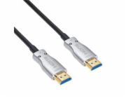 Akyga AK-HD-100L Akyga Kabel HDMI 2.1 (M), optický AOC 48Gbps 8K, černý 10m