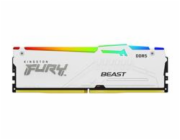 KINGSTON FURY Beast White/DDR5/32GB/5200MHz/CL40/2x16GB/RGB/White KF552C40BWAK2-32 Kingston FURY Beast White/DDR5/32GB/5200MHz/CL40/2x16GB/RGB/White