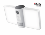 iGET HOME HGFLC890 - Wi-Fi venkovní IP FullHD kamera s LED osvětlením, bílá
