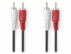 NEDIS stereo audio kabel RCA/ 2× zástrčka RCA - 2× zástrč...