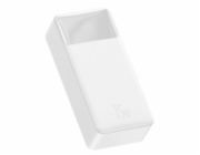 Baseus Bipow powerbanka s digitálním displejem 30000mAh 15W bílá
