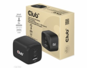 Club3D cestovní nabíječka 65W GAN technologie, 3 porty (2xUSB-C + USB-A), PPS, Power Delivery(PD) 3.0 Support