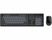 GENIUS Smart KM-8200 Dual Color/ Bezdrátový set 2,4GHz mini receiver/ USB/ černošedá/ CZ+SK layout
