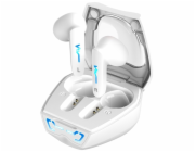 GENIUS bezdrátový headset TWS HS-M920BT/ bílý/ LED/ Bluetooth 5.0/ USB-C nabíjení