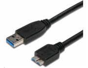 PremiumCord Kabel Micro USB 3.0 5Gbps USB A - Micro USB B, MM, 3m