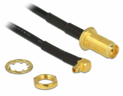 Delock Antenna Cable RP-SMA Jack Bulkhead > MMCX 90° Plug 320 mm