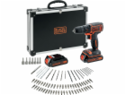18V vrtačka/šroubovák CDC18BAFC-QW BLACK+DECKER