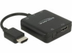 Adaptér DeLOCK Zástrčka HDMI > HDMI + TOSLINK S/PDIF + zá...