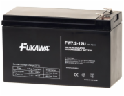 FUKAWA Akumulátor FW 7.2-12 F1U (12V / 7,2Ah); 12341 FUKAWA olověná baterie FW 7,2-12 F1U do UPS APC/ AEG/ EATON/ Powerware/ 12V/ 7,2 Ah/ životnost 5 let/ Faston F1-4,7mm