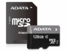 ADATA MicroSDXC karta 128GB Premier UHS-I Class 10 + adaptér