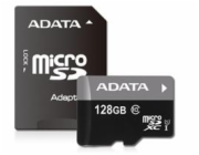 ADATA MicroSDXC karta 128GB Premier UHS-I Class 10 + adaptér