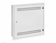 Solarix rozvaděč SOHO LC-18 do zdi s lištami 2U, 4U a 11U, 550x550x150mm, bílá RAL 9003, s rámečkem k zazdění