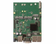 MikroTik RouterBOARD RBM33G, dual-core 880MHz, 256MB DDR3, 3x GLAN, 2x mini-PCIe, 2xSIM slot, 1xM.2, USB, RS232, vč. L4