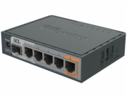 MikroTik RouterBOARD hEX S, 880MHz dual-core CPU, 256MB RAM, 5x LAN, 1x SFP, PoE in/out,USB,microSD slot, vč. L4 licence