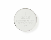 Nedis BALCR20255BL - Lithiová Knoflíková Baterie CR2025 | 3 V | 5 kusů | Blistr