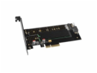 AXAGON PCEM2-DC, PCIe x4 - M.2 NVMe M-key + SATA B-key sl...