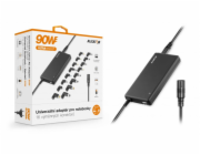 Univerzální adaptér pro notebooky se 16 výměnnými konektory a USB, 90W