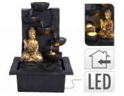 PROGARDEN Fontána pokojová s LED osvětlením BUDDHA rovná KO-795202210rovn