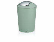Koš kosmetický s otočným víkem Marta 5 L plast nefrit zelená KL-24555