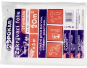 Mako color Fólie zakrývací 4x12,5 m, 7 my