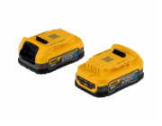 Baterie DEWALT Powerstack, 18V 2-balení 1,7Ah