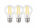 Philips LED Lamp E27 3-Pack 75W 2700K Filament