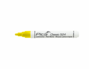 Pica Classic Industrial Paint Marker, 2-4mm bullet tip, yellow