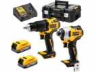 POWERSTACK Akku-Kombo-Pack DCK2062E2T, 18Volt, mit Schlag...