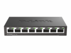 D-Link DGS-108 kovový 8-port 10/100/1000 Switch