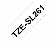 Brother TZE-SL261, bílá/černá, 36mm, samolaminovací