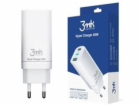 3mk síťová nabíječka - Hyper Charger 65W, bílá