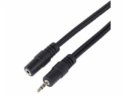 PremiumCord Kabel prodlužovací Jack 2.5mm- Jack 2.5mm M/F 2m - 2.5mm stereo male <=> 2.5mm stereo female -