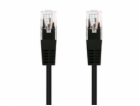 C-TECH kabel patchcord Cat5e, UTP, černý, 1m