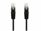 C-TECH kabel patchcord Cat5e, UTP, černý, 3m