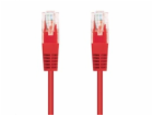 C-TECH kabel patchcord Cat5e, UTP, červený, 5m